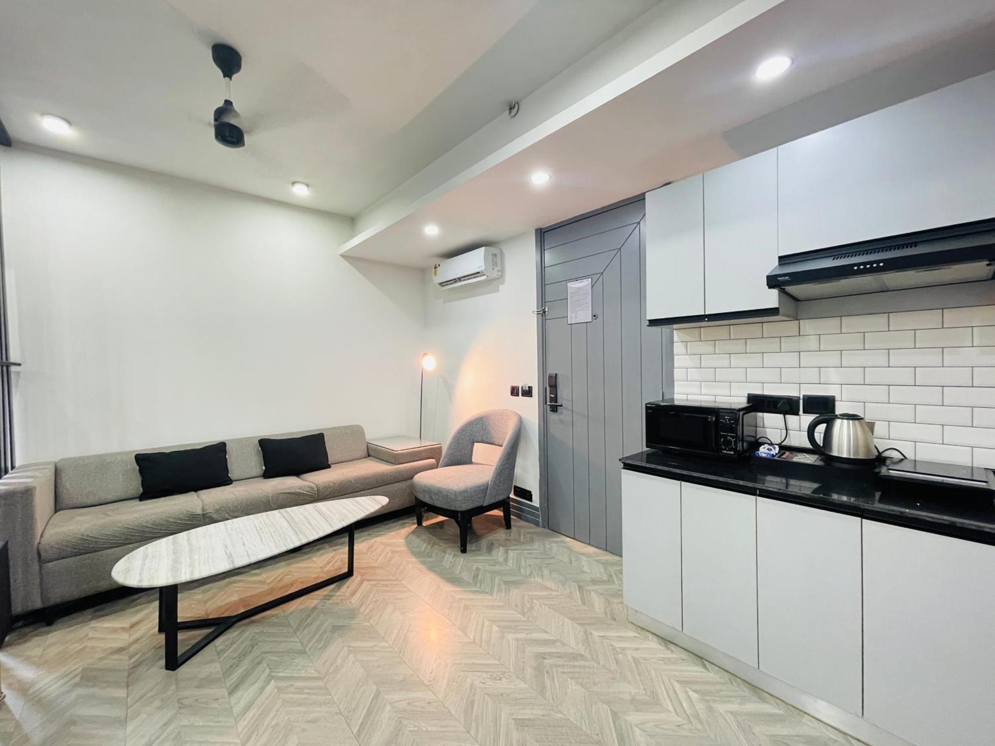 Bedchambers Serviced Apartments, Mg Road Gurgaon Exterior foto